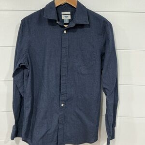 Old Navy Men’s Dark Navy Button-Down Shirt